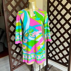 Vintage Barbara Gerwit Geometric Dress